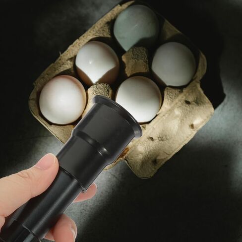 Portable Led Egg Candling Flashlight Handheld Egg Inspection Light for Chicken Duck Goose Eggs Incubators 4.72 Inch Compact Tester in Saudi Arabia