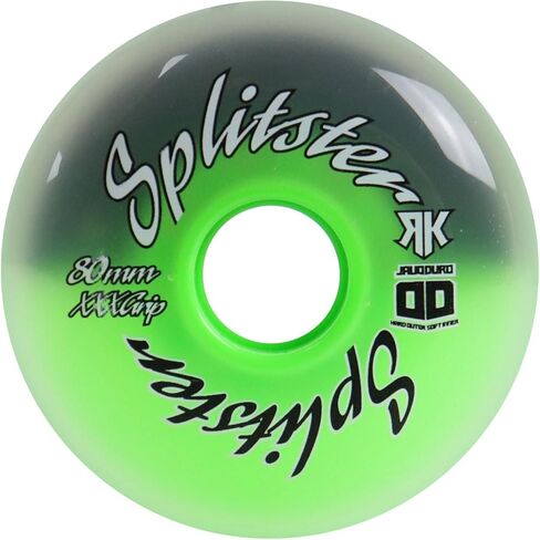 عجلات هوكي رينك رات رولر سبليستر 80 ملم XXX قبضة أسود/أخضر 4 عبوات in Kuwait