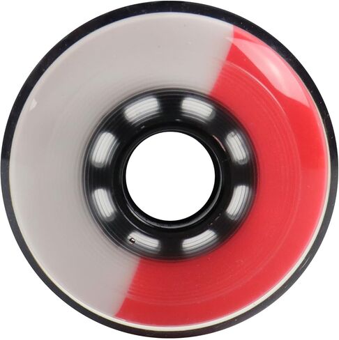 عجلات هوكي رينك رات رولر سبليت 76 ملم XXX Grip أحمر/أبيض (مفرد) in Kuwait
