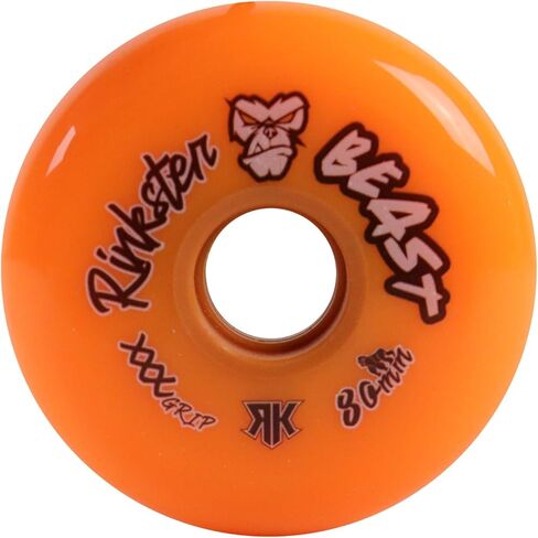 عجلات الهوكي رينك رات رولر بيست 76 ملم / 80 ملم هيلو XXX جريب برتقالي 8 عبوات in Kuwait