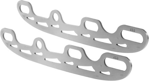 Totority Stainless Steel Roller Skate Blades Replaceable Skating Parts Compact Lightweight for Hockey and Roller Skating Silver in Kuwait