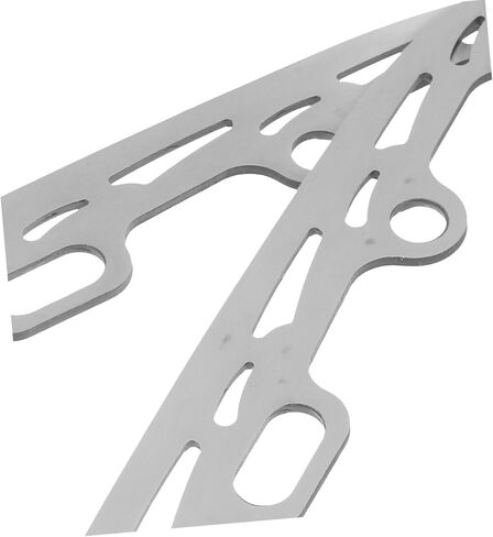 Totority Stainless Steel Roller Skate Blades Replaceable Skating Parts Compact Lightweight for Hockey and Roller Skating Silver in Kuwait