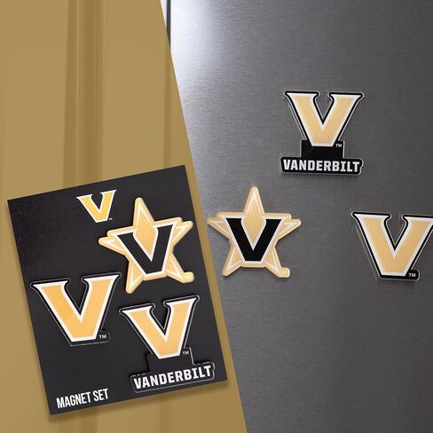 Desert Cactus Vanderbilt University Acrylic Magnet 3 Pack Vandy Commodores Decorative Design Officially Licensed (Magnet Set A) in Saudi Arabia