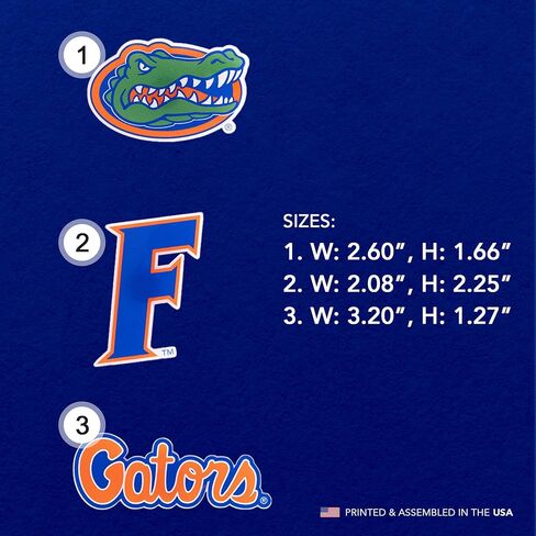 Desert Cactus University of Florida Acrylic Magnet 3 Pack UF Gators Decorative Design Officially Licensed (Magnet Set A) in Saudi Arabia