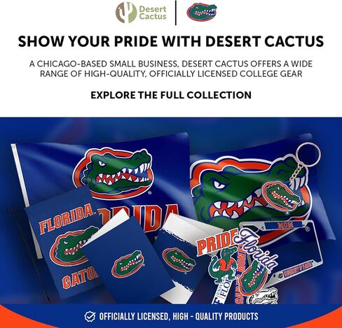 Desert Cactus University of Florida Acrylic Magnet 3 Pack UF Gators Decorative Design Officially Licensed (Magnet Set A) in Saudi Arabia