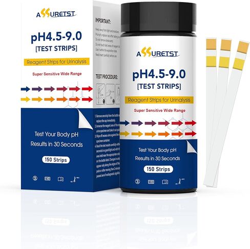 pH Test Strips for Urine 4.5-9.0 | Quick & Accurate Urine pH Testing Strips, Measures pH Values at Home in Kuwait