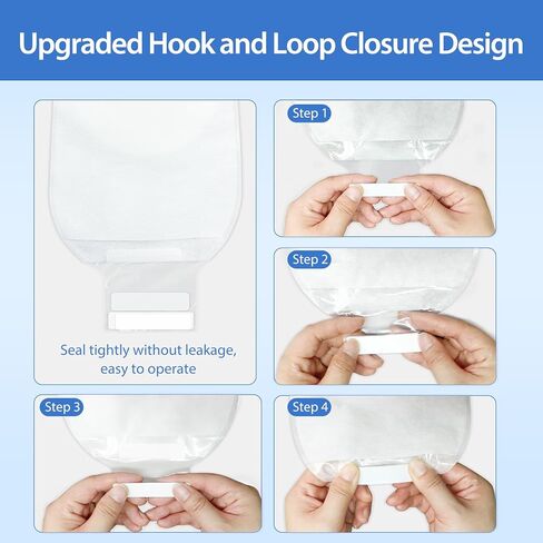 30 عبوة من أكياس فغرة القولون، حقيبة فغرة من قطعة واحدة مع إغلاق قوي بخطاف وحلقة، وأكياس فغرة القولون قابلة للتصريف للعناية بالفغر اللفائفي، بيضاء، مقطوعة لتناسب، 65 مم كحد أقصى in Kuwait