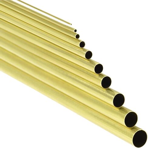 Brass Tube, H62 Brass Tube Home Art, Length 500mm, Wall Thickness 2mm, Outer Diameter 6-18mm(Od 12mm) in Saudi Arabia