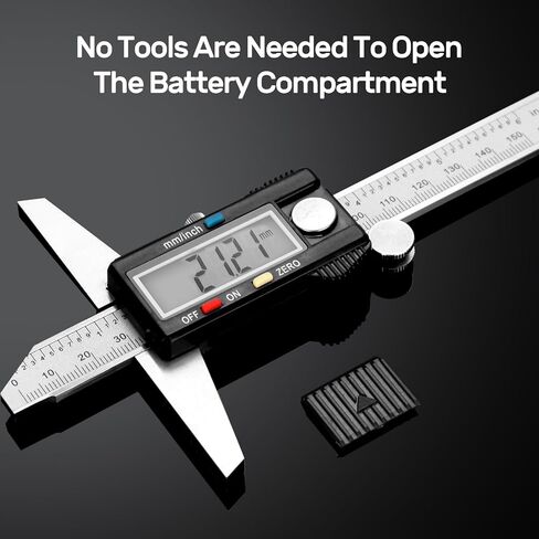 الفرجار العمق الرقمي مقياس العمق الإلكتروني قاعدة عمق الفرجار لقياس العمق الدقيق واستخدام ذاتي الصنع 0-150 مللي متر 0.01 مللي متر in Kuwait