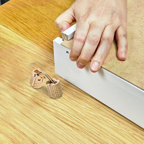 مفصلات نحاسية غير مرئية 12 مم لأثاث خزانة الأبواب الخشبية، مفصلات أبواب مخفية مع آلية طي متقاطعة، مناسبة لمشاريع DIY وتركيب البوابة in Kuwait