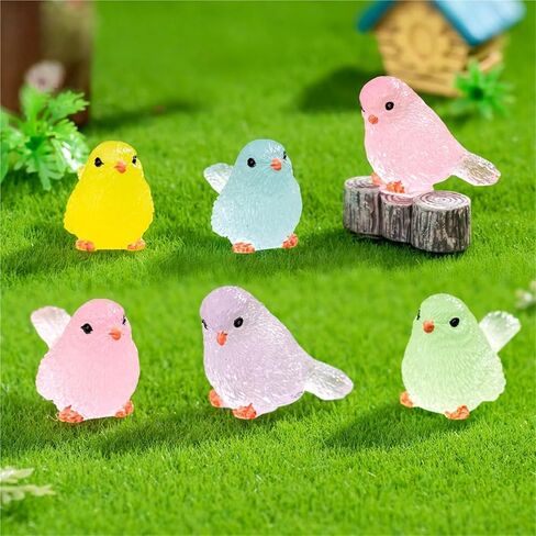 Hinge Heads Decorative Topper Set 5PCS, Home Decoration,Magnetic Hinge Head Toppers Door Hinge, Cute Mini Creative Colorful Luminous Bird in Saudi Arabia