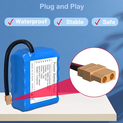 Hoverboard Battery Replacement 36V 2Ah Hoverboard Replacement Battery Rechargeable Li-ion Battery Pack for Hoverboard in Kuwait