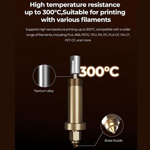 Ender 5 Max Extruder Ender 5 Max Hotend Upgrade Ender 5 Max Hotend Assembly, Ender 5 Max Ceramic Heating Block Kit, High Flow Printing, High Temperature Resistance, Quick Swap,(300℃) in Kuwait