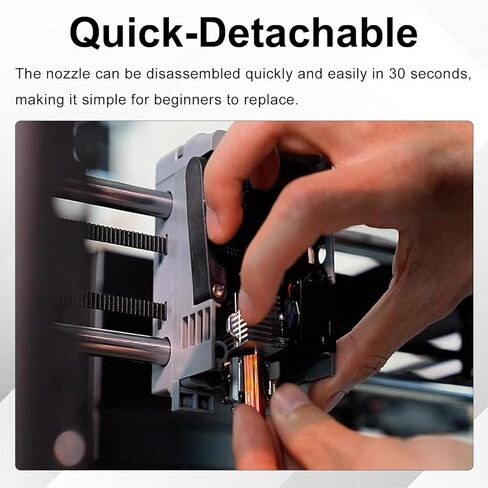 3PK New Upgraded 0.25MM 0.4MM 0.6MM Hotend Kit for Flashforge AD5X, 32mm³/s High Flow, All Metal 3s Quick-Detachable Nozzle Kit Heater Block Throat Tube with 6PK Silicone Cover 6PK Nozzle Brush in Saudi Arabia