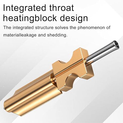 3PK New Upgraded 0.25MM 0.4MM 0.6MM Hotend Kit for Flashforge AD5X, 32mm³/s High Flow, All Metal 3s Quick-Detachable Nozzle Kit Heater Block Throat Tube with 6PK Silicone Cover 6PK Nozzle Brush in Saudi Arabia