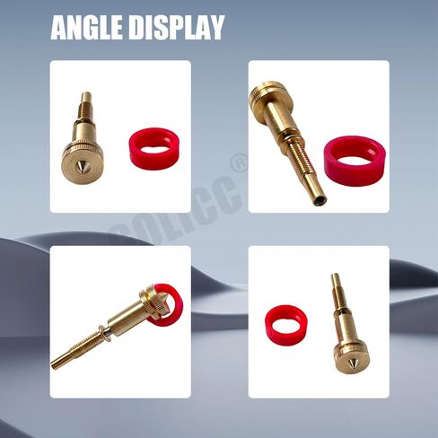 Rapid Change Revo Brass Nozzle 0.4mm for E3D Revo HotEnd, High Temperature Wear Resistant 3D Printer Nozzle, Easy Hand-Tighten Installation, Precision Engineering for Smooth Extrusion. in Kuwait