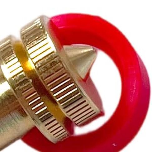 Rapid Change Revo Brass Nozzle 0.4mm for E3D Revo HotEnd, High Temperature Wear Resistant 3D Printer Nozzle, Easy Hand-Tighten Installation, Precision Engineering for Smooth Extrusion. in Kuwait