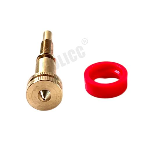 Rapid Change Revo Brass Nozzle 0.4mm for E3D Revo HotEnd, High Temperature Wear Resistant 3D Printer Nozzle, Easy Hand-Tighten Installation, Precision Engineering for Smooth Extrusion. in Kuwait