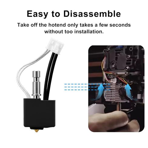 3 Pack Brass Hotend for Anycubic Kobra S1 Combo 0.2mm 0.4mm 0.6mm brass Print Head Extruder Kit Hot End Heater Block Heating Rod Thermistor Nozzle for Anycubic Kobra S1/Kobra S1 Combo in Kuwait