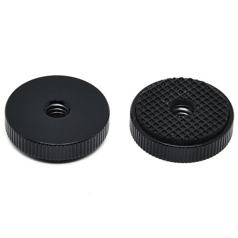 Surf turtle 1/4"-20 Flat Knurled Nut 4 Pcs Aluminum Alloy Female Thumb Wheel Lock Nut in Saudi Arabia