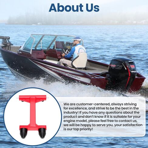 موفر رافدة خارجي رباعي الأشواط، موفر رافدة للمحرك الخارجي، يناسب محركات 75/90/115/200/225/250/300HP وV6 175HP، حامل محرك بإطار من الفولاذ المقاوم للصدأ للمحرك الخارجي، أحمر in Kuwait