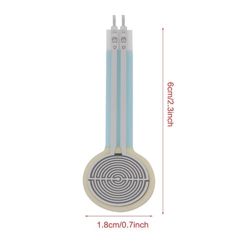 FSR402 Thin Film Pressure Sensor, Force Sensor, Resistor Force Sensitive Long Tail 0-10 kg for 1.27 cm / 0.5 Diameter in Saudi Arabia