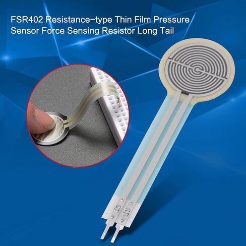 FSR402 Thin Film Pressure Sensor, Force Sensor, Resistor Force Sensitive Long Tail 0-10 kg for 1.27 cm / 0.5 Diameter in Saudi Arabia