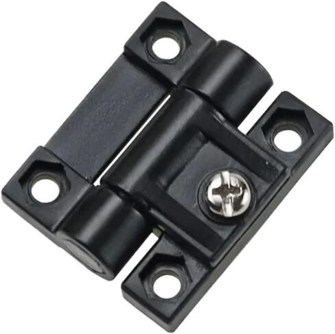 مفصل تخميد عزم دوران قابل للطي من البلاستيك الأسود مناسب لأبواب الخزانات الصناعية قطعة واحدة in Kuwait