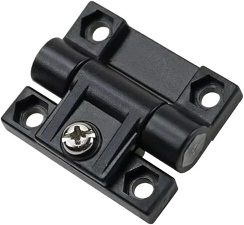 مفصل تخميد عزم دوران قابل للطي من البلاستيك الأسود مناسب لأبواب الخزانات الصناعية قطعة واحدة in Kuwait