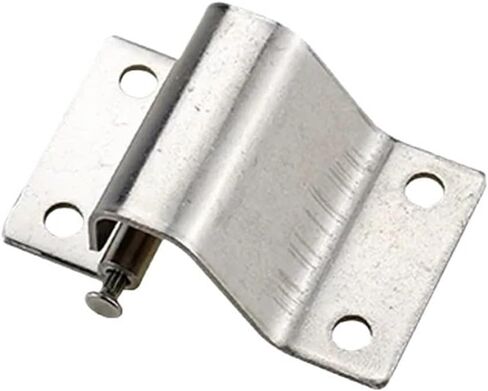 مفصل منحني قابل للفصل مصنوع من الفولاذ المقاوم للصدأ 304 مناسب لأبواب خزانة الآلات الصناعية قطعة واحدة (بدون ثقوب) in Kuwait