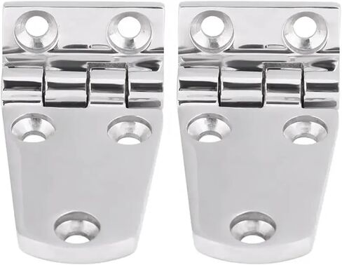 70x35mm Marine Hardware 316 Stainless Steel Flush Door Folding Bending Hinge 2Pcs ﻿ in Kuwait