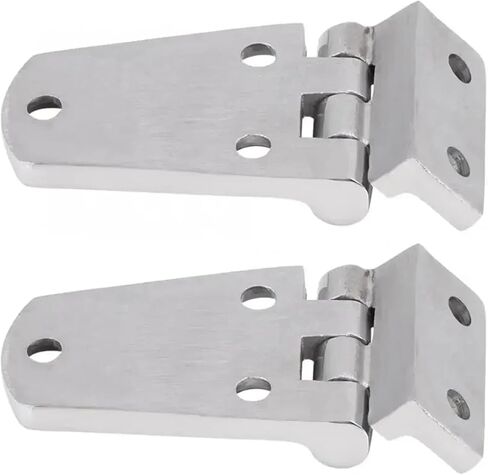 70x35mm Marine Hardware 316 Stainless Steel Flush Door Folding Bending Hinge 2Pcs ﻿ in Kuwait
