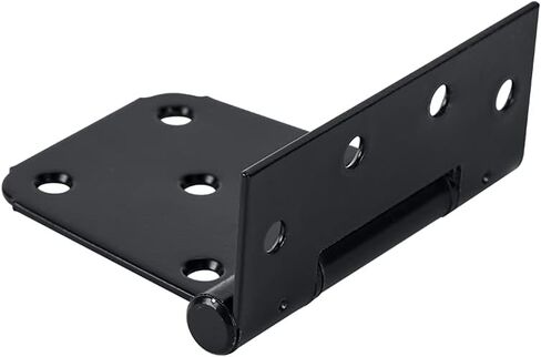 Heavy Duty T Gate Hinges 3.5 inch, Black Iron Shed Door Hinge for Wooden Fences Barn Swing Door with Screws,HOME MASTER HARDWARE,2 Pack in Saudi Arabia