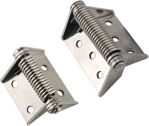 Heavy Duty Hinge with Automatic Spring Closure and Reset Function Made of 304 Stainless Steel 1Pcs(Large) in Kuwait