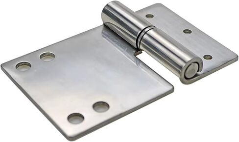 مفصلات من الفولاذ المقاوم للصدأ للمعدات مع يسار ويمين قابلة للفصل مناسبة لأبواب الخزانات الميكانيكية قطعة واحدة (يسار) in Kuwait