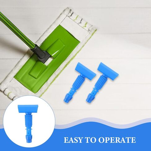 2pcs Detachable Mop Handle Clamp Replacement Clips for Commercial Cleaning Effortless Mop Head Replacement Reliable Holder for Various Cleaning Needs in Saudi Arabia