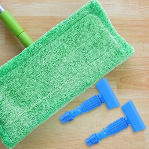 2pcs Detachable Mop Handle Clamp Replacement Clips for Commercial Cleaning Effortless Mop Head Replacement Reliable Holder for Various Cleaning Needs in Saudi Arabia