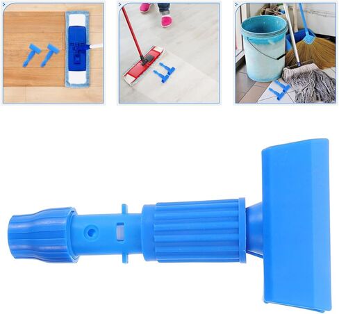2pcs Detachable Mop Handle Clamp Replacement Clips for Commercial Cleaning Effortless Mop Head Replacement Reliable Holder for Various Cleaning Needs in Saudi Arabia