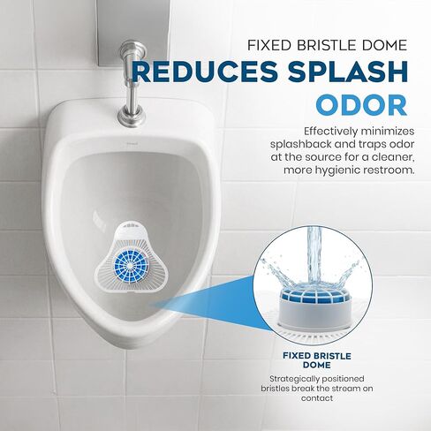 The ULTIMATE Urinal Cakes for Men Bathroom, Up to 3000 Flushes,12 Pack Urinal Screen Deodorizers, Ocean Breeze, Splash-Free Design, Fits All Urinals, Urinal Deodorizer, Gloves & Tongs included in Kuwait