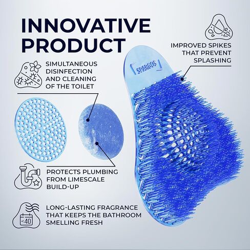 Urinal Screen Deodorizer 24 Pack - Urinal Cakes Fresh 3D Wave Anti-Splash Odor Protection Mats for Toilets in Bathroom Office Stadiums Schools - Includes Free Gloves, 8pcs Blue, Yellow, Orange in Kuwait