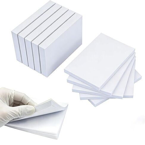 500 Sheets Disposable Dental Mixing Pads Paper- 3"x4", YOUYA DENTAL 2 Sides Disposable Thickening Waterproof Lab Mixing Boards Paper Poly Coated for Mixing Composites Rubber Based Silicate Materials in Saudi Arabia