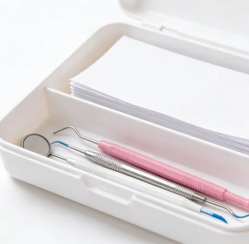 500 Sheets Disposable Dental Mixing Pads Paper- 3"x4", YOUYA DENTAL 2 Sides Disposable Thickening Waterproof Lab Mixing Boards Paper Poly Coated for Mixing Composites Rubber Based Silicate Materials in Saudi Arabia