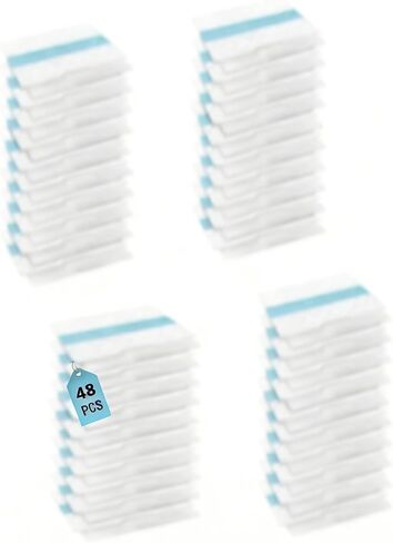 VACMOP Replacement Pads, Disposable Hard Floor Vacuum Cleaner and mop pad Replacement Pack. Compatible with VACMOP Pro VM252, VM251, VM250, Suitable for All Sealed Floors (36) in Kuwait