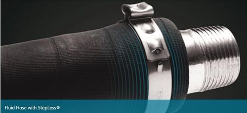 Oetiker 16700020 Stepless Ear Clamp, One Ear, 7 mm Band Width, Clamp ID Range 15.3 mm (Closed) - 18.5 mm (Open) (Pack of 25) in Kuwait