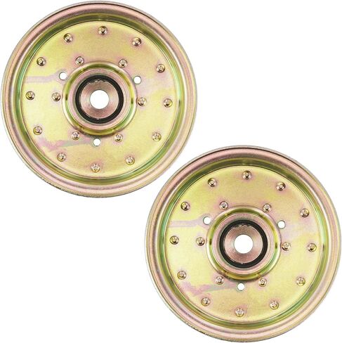 Caltric 54in 61in 73in Deck Idler Pulley Compatible with Bush Hog M2254 2254K M2354 M2554 Mid Mount Mower HDZ Series Zero Turn Mower 50027489 x2 in Kuwait
