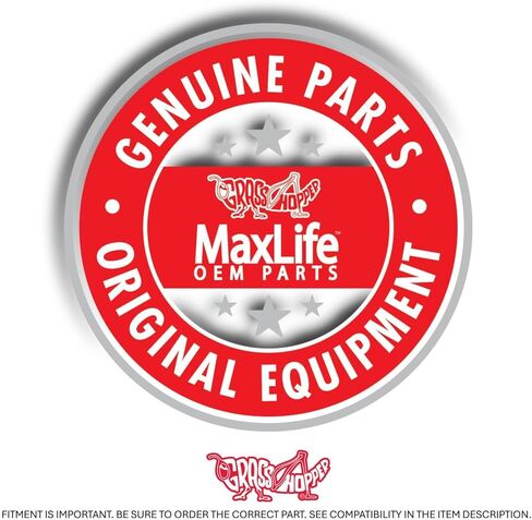 Grasshopper Mower Idler Pulley for Vertical-Shaft 124V, 125V, 126V, and 300G Series MidMount Lawn Mowers with 48-inch or Larger Decks, Extend Belt Life, Genuine Replacement Part, OEM 393226 in Kuwait