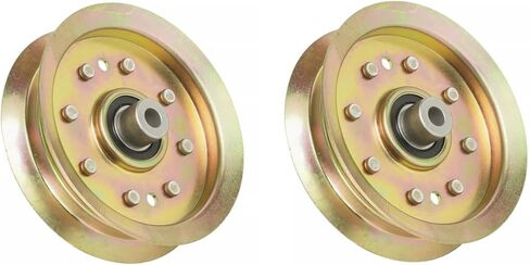 Technology Parts Store 2PK Flat Idler Pulley 1736540YP Compatible with Snapper Lawn Mowers Models 200Z and 285Z 42" and 46" Decks in Kuwait