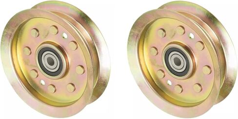 Technology Parts Store 2PK Flat Idler Pulley 1736540YP Compatible with Snapper Lawn Mowers Models 200Z and 285Z 42" and 46" Decks in Kuwait