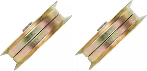 Technology Parts Store 2PK Flat Idler Pulley 1736540YP Compatible with Snapper Lawn Mowers Models 200Z and 285Z 42" and 46" Decks in Kuwait