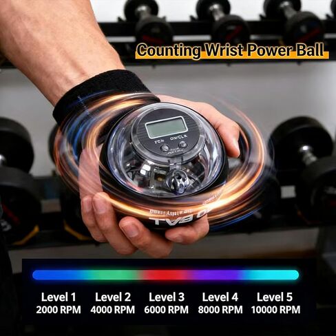 Torqueball Boost Grip Strength Dynamic Resistance Improve Stability Track Progress Compact & Portable in Saudi Arabia